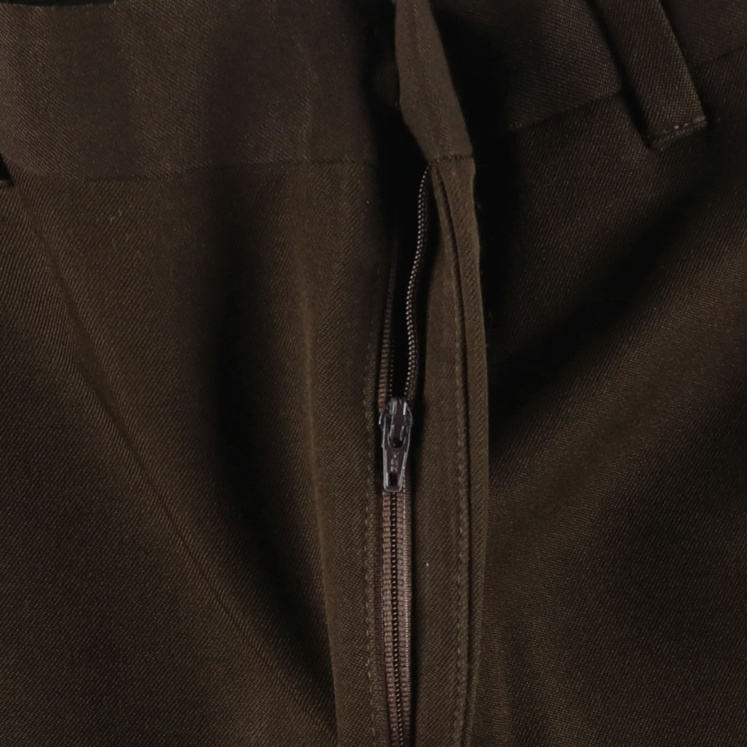 Vintage 1970'S JCPenney Comfort Slacks, Men's Size W33 unclear brown type Vintage Second Hand