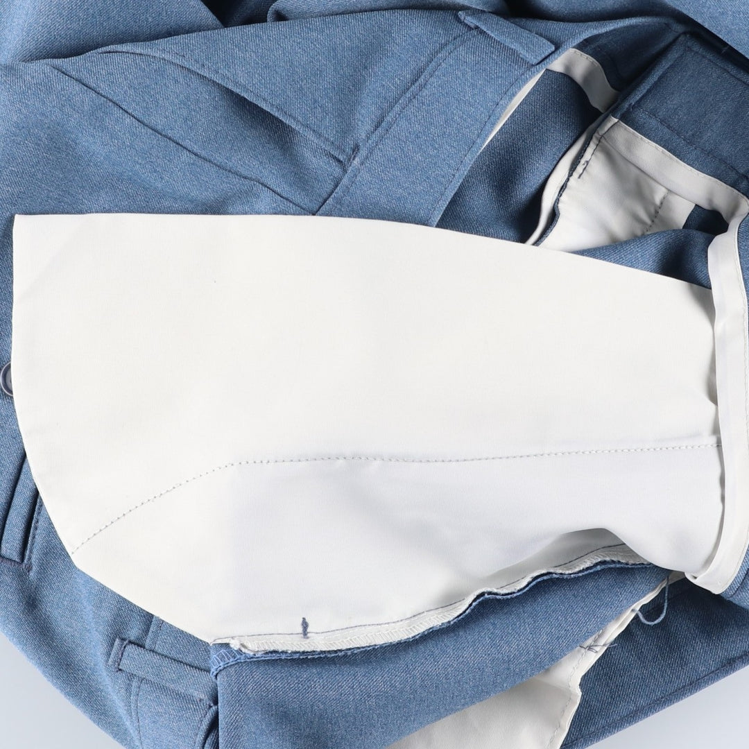 Vintage 1980'S Levi's Action Slacks, Made in USA, Men's, Size W35 unclear Blue type light blue Vintage Second Hand