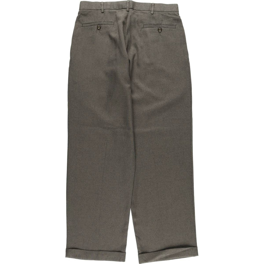 2000'S Dockers Two-pleat Slacks Men's Size W33 polyester gray type Vintage Second Hand