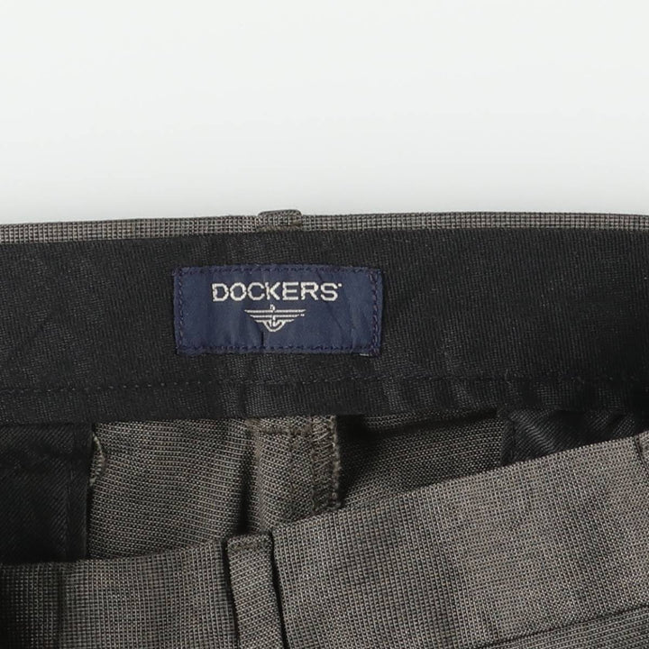 2000'S Dockers Two-pleat Slacks Men's Size W33 polyester gray type Vintage Second Hand