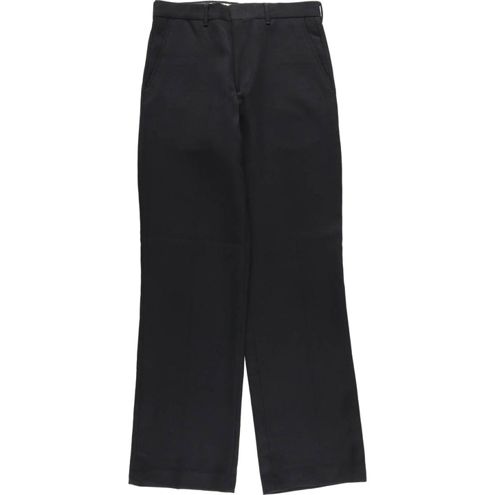 Vintage 70s-80'S COMFORT ACTION Men's Slacks, Made in USA, Size W30 unclear black type Vintage Second Hand