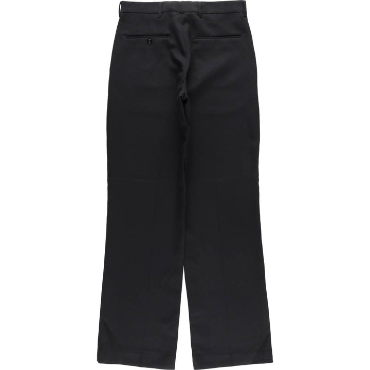 Vintage 70s-80'S COMFORT ACTION Men's Slacks, Made in USA, Size W30 unclear black type Vintage Second Hand