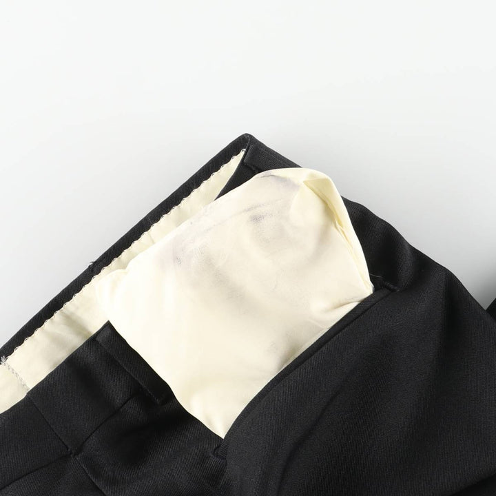 Vintage 70s-80'S COMFORT ACTION Men's Slacks, Made in USA, Size W30 unclear black type Vintage Second Hand