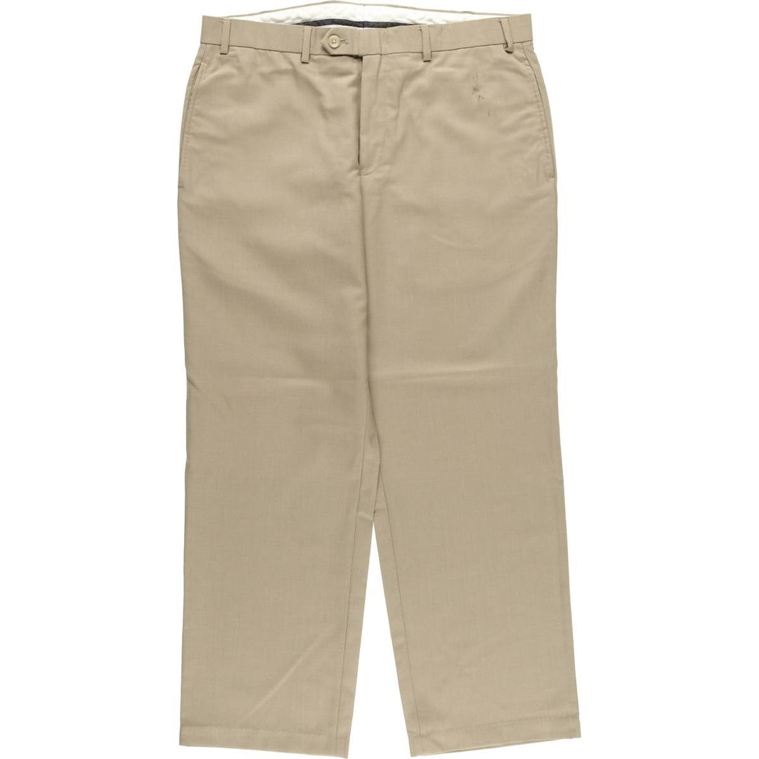 Ralph Lauren LAUREN TOTAL COMFORT wool pants, men's size W37. wool Beige type Vintage Second Hand