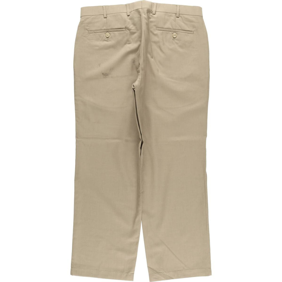 Ralph Lauren LAUREN TOTAL COMFORT wool pants, men's size W37. wool Beige type Vintage Second Hand