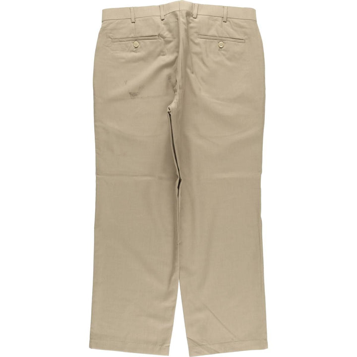 Ralph Lauren LAUREN TOTAL COMFORT wool pants, men's size W37. wool Beige type Vintage Second Hand