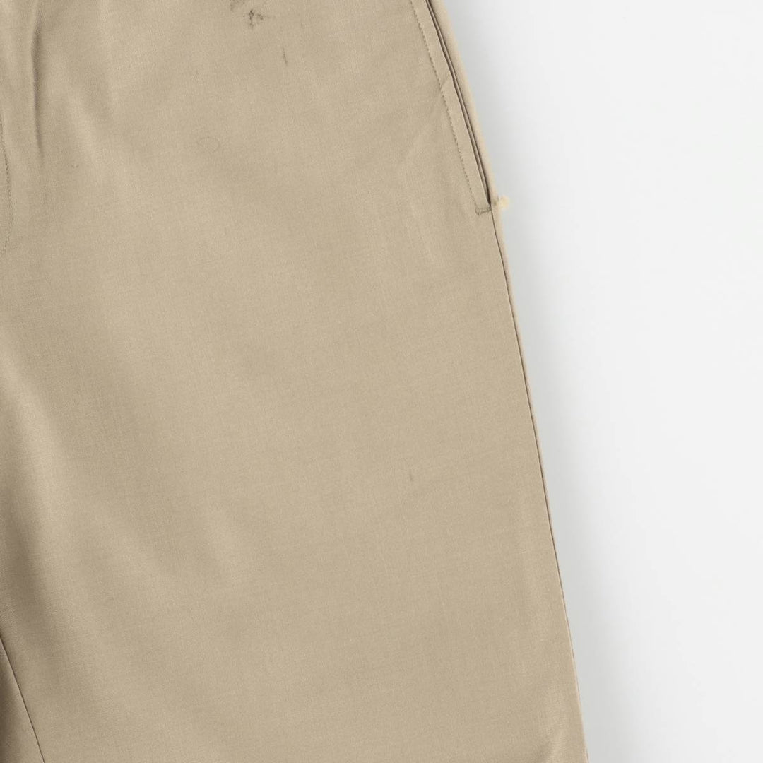 Ralph Lauren LAUREN TOTAL COMFORT wool pants, men's size W37. wool Beige type Vintage Second Hand