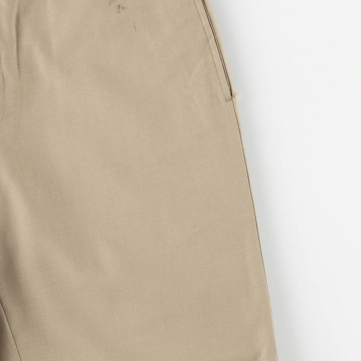 Ralph Lauren LAUREN TOTAL COMFORT wool pants, men's size W37. wool Beige type Vintage Second Hand