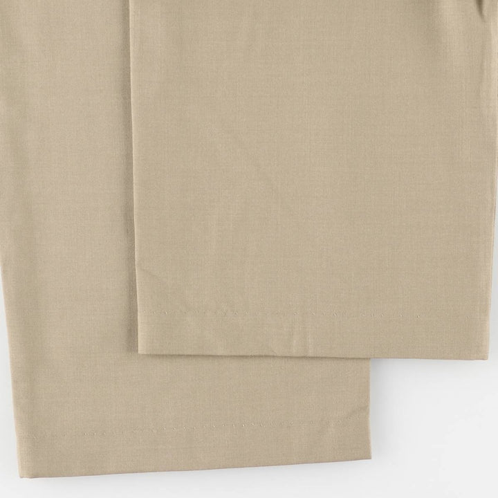 Ralph Lauren LAUREN TOTAL COMFORT wool pants, men's size W37. wool Beige type Vintage Second Hand