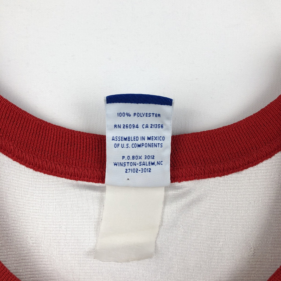 Champion Authentic Athletic Apparel NBA Chicago Bulls Game Shirt Replica Uniform (Men's XL equivalent) - 2000s polyester white type Vintage Second Hand
