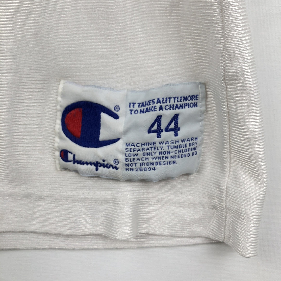 Champion Authentic Athletic Apparel NBA Chicago Bulls Game Shirt Replica Uniform (Men's XL equivalent) - 2000s polyester white type Vintage Second Hand