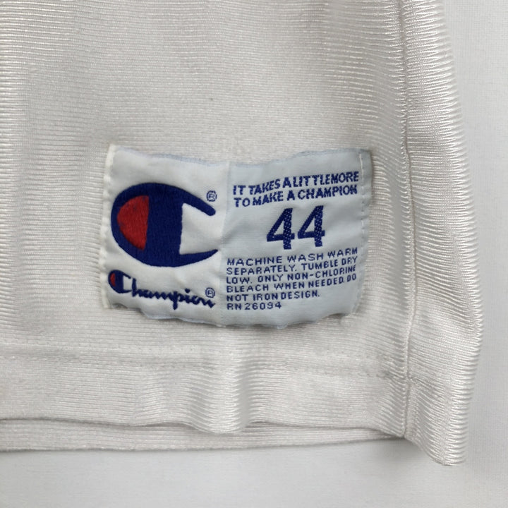 Champion Authentic Athletic Apparel NBA Chicago Bulls Game Shirt Replica Uniform (Men's XL equivalent) - 2000s polyester white type Vintage Second Hand