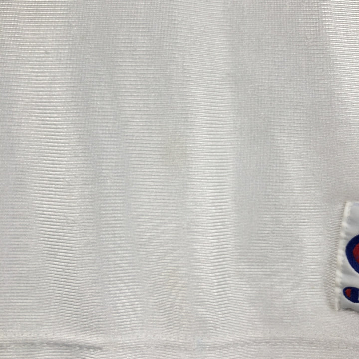 Champion Authentic Athletic Apparel NBA Chicago Bulls Game Shirt Replica Uniform (Men's XL equivalent) - 2000s polyester white type Vintage Second Hand