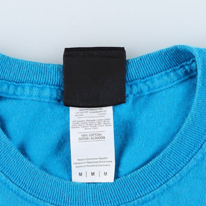 Thrasher surf/skate T-shirt, men's size M cotton Blue type light blue Vintage Second Hand