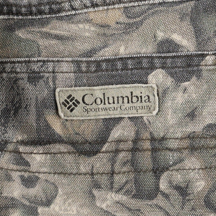2000'S Columbia Camouflage Pattern Realtree Camo Duck Painter Pants Men's W36 (approx.) cotton Khaki type brown Vintage Second Hand