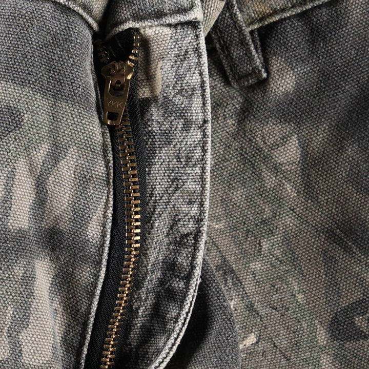 2000'S Columbia Camouflage Pattern Realtree Camo Duck Painter Pants Men's W36 (approx.) cotton Khaki type brown Vintage Second Hand