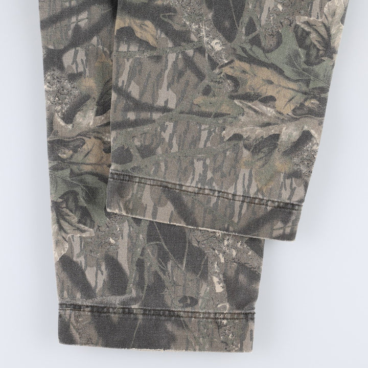 2000'S Columbia Camouflage Pattern Realtree Camo Duck Painter Pants Men's W36 (approx.) cotton Khaki type brown Vintage Second Hand