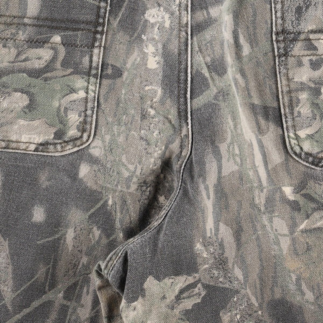 2000'S Columbia Camouflage Pattern Realtree Camo Duck Painter Pants Men's W36 (approx.) cotton Khaki type brown Vintage Second Hand