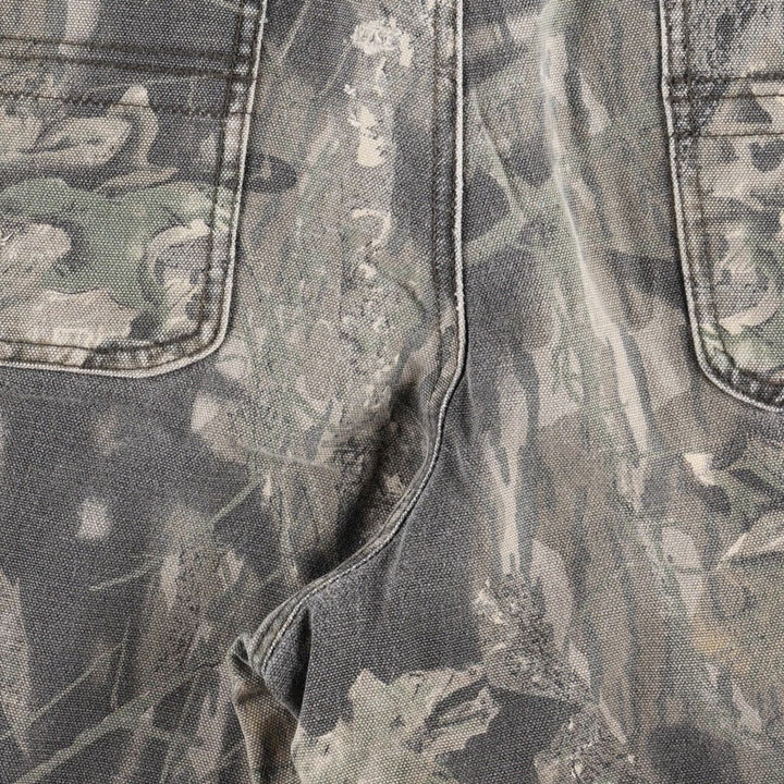 2000'S Columbia Camouflage Pattern Realtree Camo Duck Painter Pants Men's W36 (approx.) cotton Khaki type brown Vintage Second Hand