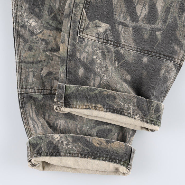 2000'S Columbia Camouflage Pattern Realtree Camo Duck Painter Pants Men's W36 (approx.) cotton Khaki type brown Vintage Second Hand