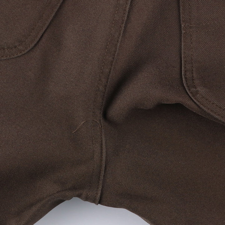 Vintage 1980'S Lee slacks, made in the USA, men's size W35. polyester brown type Vintage Second Hand