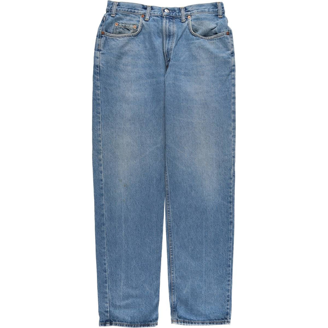 Vintage 90s-00'S GAP Blue Jeans loose tapered denim pants, made in Canada, men's size W34. cotton blue type Vintage Second Hand