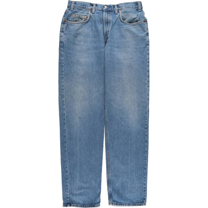 Vintage 90s-00'S GAP Blue Jeans loose tapered denim pants, made in Canada, men's size W34. cotton blue type Vintage Second Hand