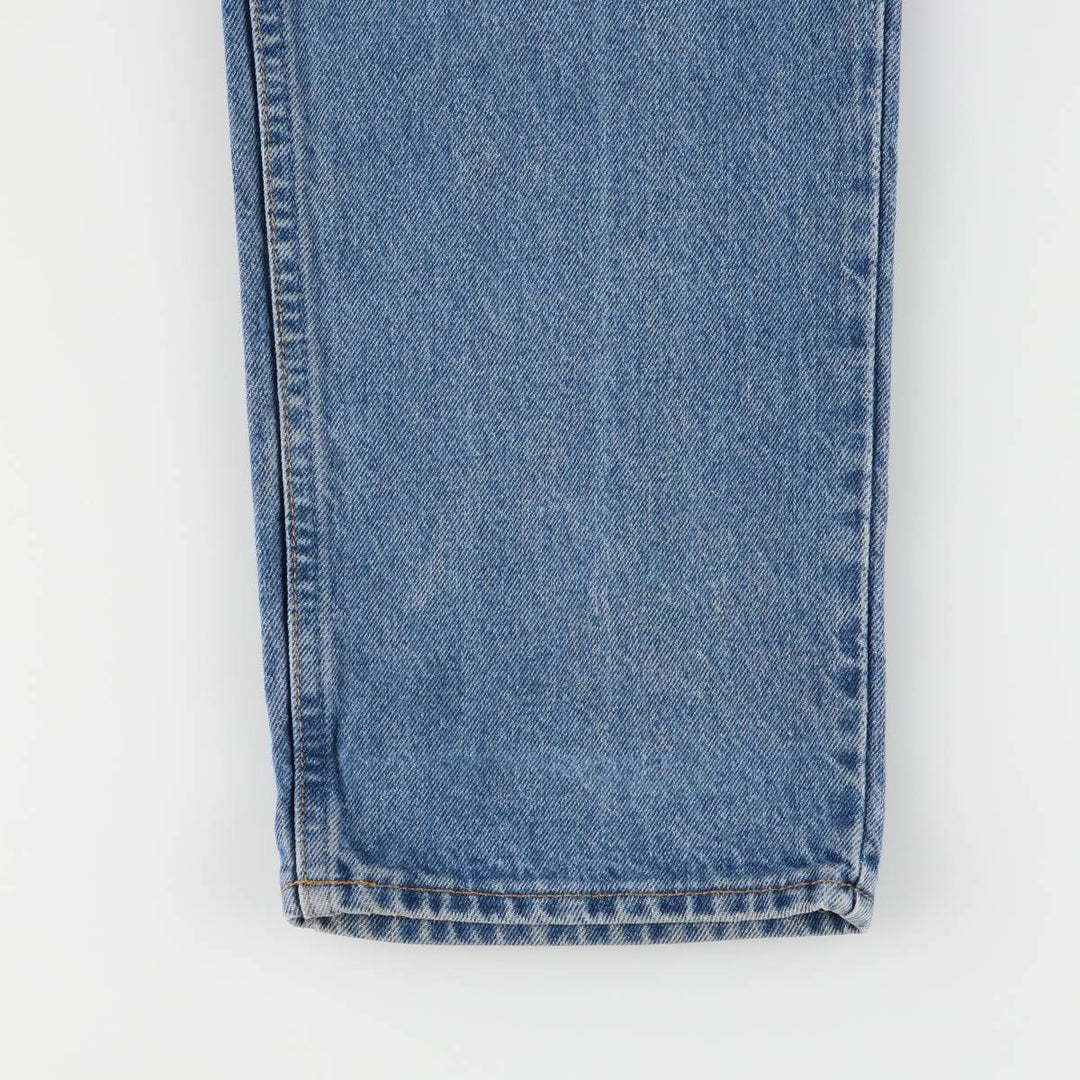 Vintage 90s-00'S GAP Blue Jeans loose tapered denim pants, made in Canada, men's size W34. cotton blue type Vintage Second Hand