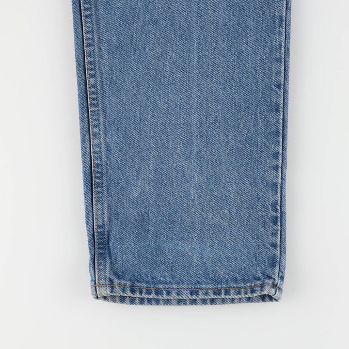 Vintage 90s-00'S GAP Blue Jeans loose tapered denim pants, made in Canada, men's size W34. cotton blue type Vintage Second Hand