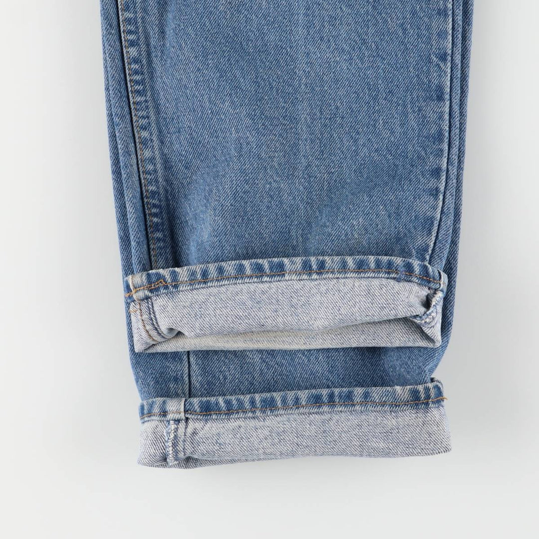 Vintage 90s-00'S GAP Blue Jeans loose tapered denim pants, made in Canada, men's size W34. cotton blue type Vintage Second Hand