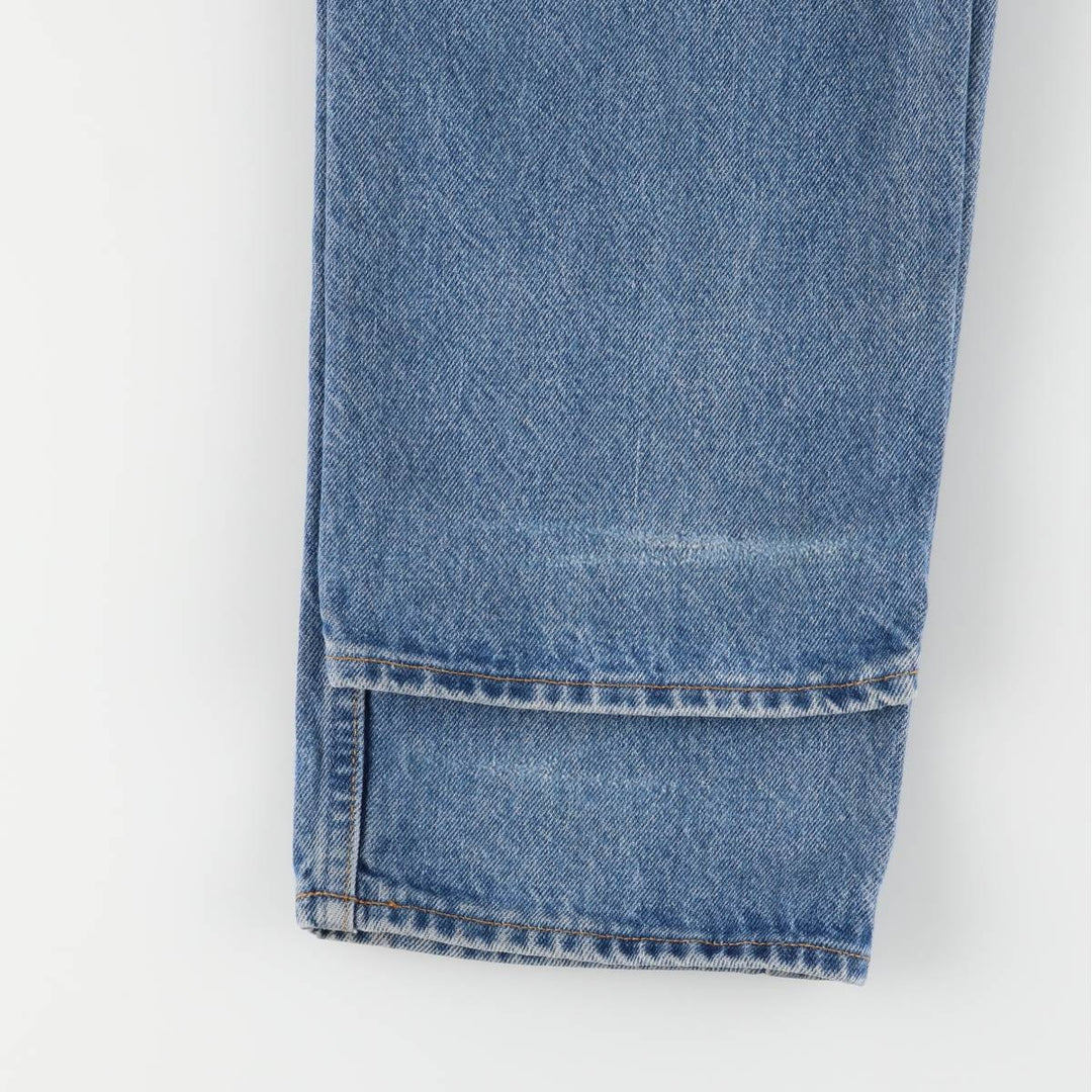 Vintage 90s-00'S GAP Blue Jeans loose tapered denim pants, made in Canada, men's size W34. cotton blue type Vintage Second Hand