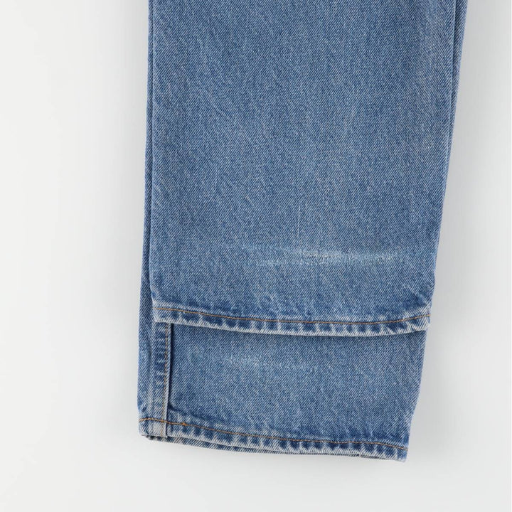 Vintage 90s-00'S GAP Blue Jeans loose tapered denim pants, made in Canada, men's size W34. cotton blue type Vintage Second Hand