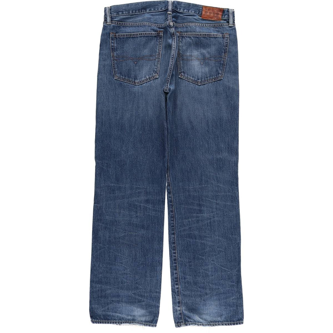 Ralph Lauren POLO RALPH LAUREN straight denim pants for men, W37 equivalent cotton blue type Vintage Second Hand