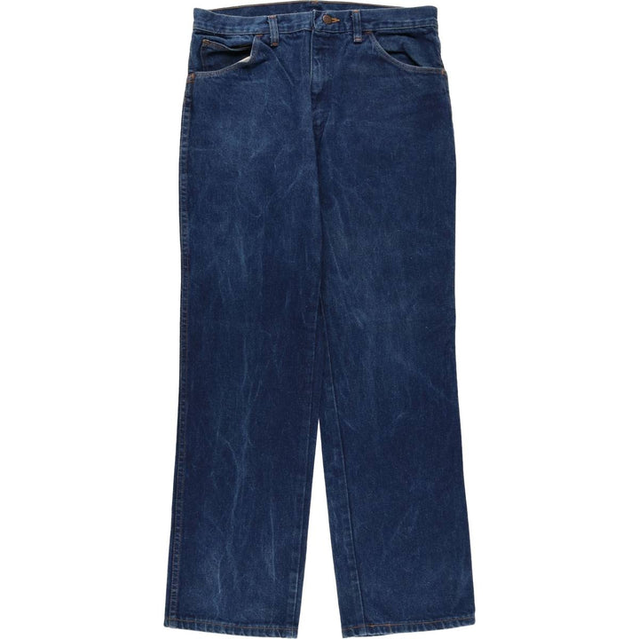 Wrangler Straight Denim Pants, Made in USA, Men's, W32, Vintage unclear navy blue type Vintage Second Hand