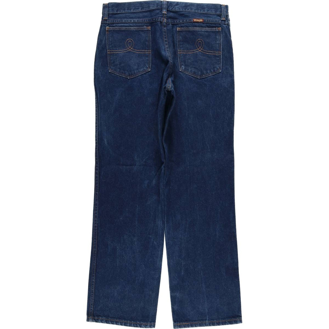 Wrangler Straight Denim Pants, Made in USA, Men's, W32, Vintage unclear navy blue type Vintage Second Hand