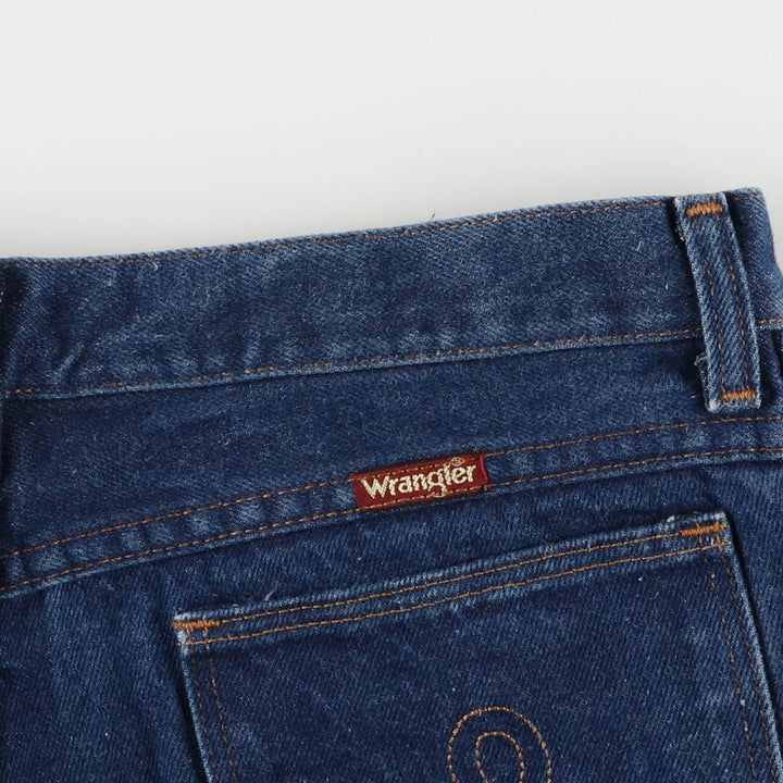 Wrangler Straight Denim Pants, Made in USA, Men's, W32, Vintage unclear navy blue type Vintage Second Hand