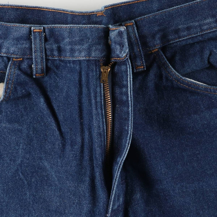 Wrangler Straight Denim Pants, Made in USA, Men's, W32, Vintage unclear navy blue type Vintage Second Hand