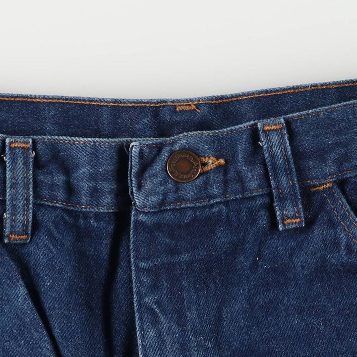 Wrangler Straight Denim Pants, Made in USA, Men's, W32, Vintage unclear navy blue type Vintage Second Hand