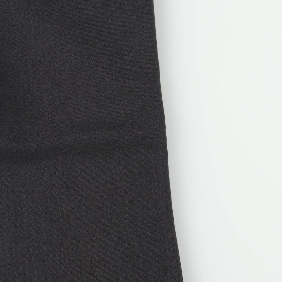 Two-pleat slacks, made in the USA, men's size W36 unclear black type Vintage Second Hand