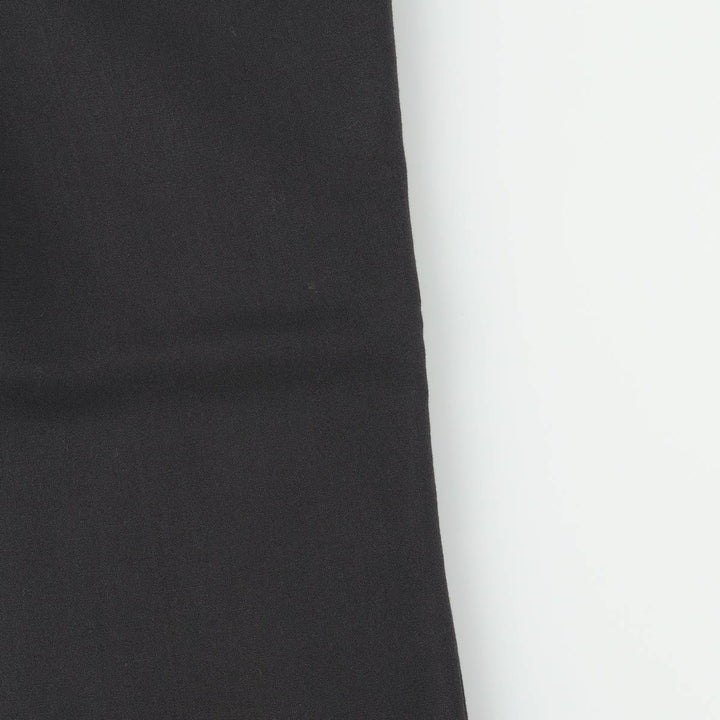 Two-pleat slacks, made in the USA, men's size W36 unclear black type Vintage Second Hand