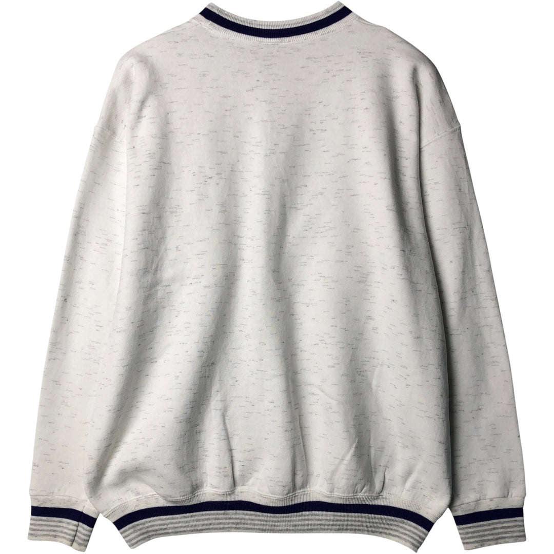 90'S Oneita Power-Sweats plain blank sweatshirt, made in the USA, men's size XL, vintage cotton gray type Vintage Second Hand