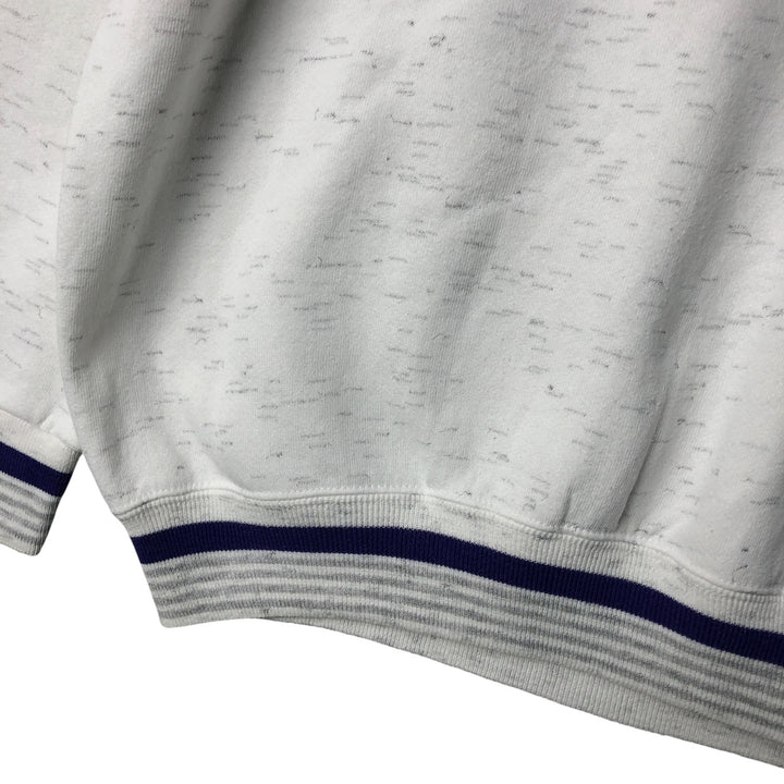 90'S Oneita Power-Sweats plain blank sweatshirt, made in the USA, men's size XL, vintage cotton gray type Vintage Second Hand