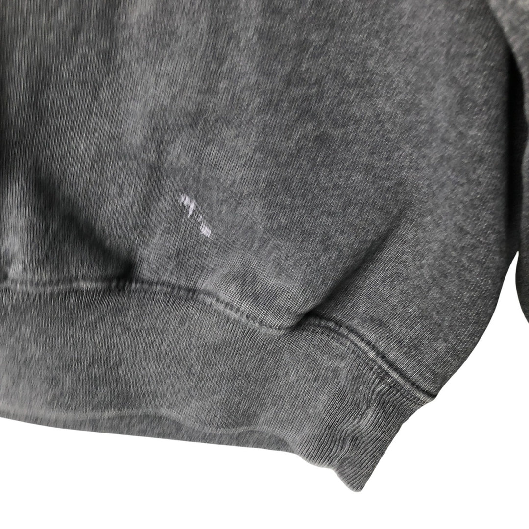 Vintage 90s-00'S Hanes Ultimate Cotton plain blank sweatshirt, men's size L cotton Charcoal Vintage Second Hand