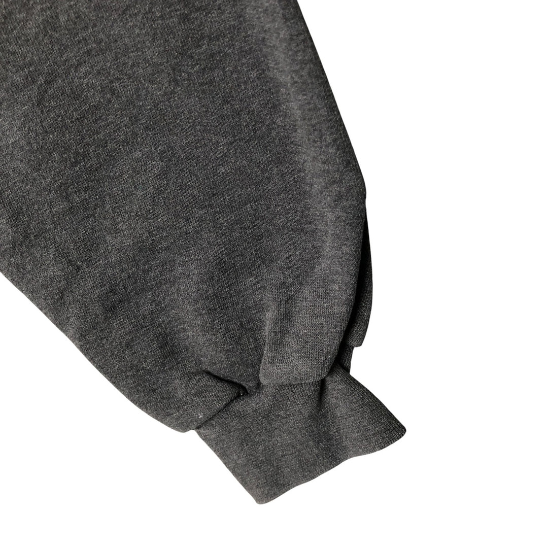 Vintage 90s-00'S Hanes Ultimate Cotton plain blank sweatshirt, men's size L cotton Charcoal Vintage Second Hand