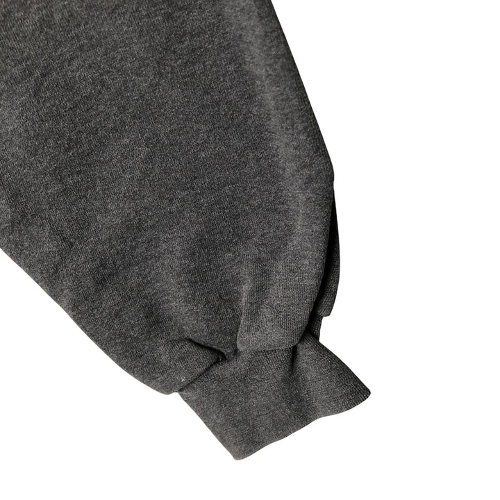 Vintage 90s-00'S Hanes Ultimate Cotton plain blank sweatshirt, men's size L cotton Charcoal Vintage Second Hand