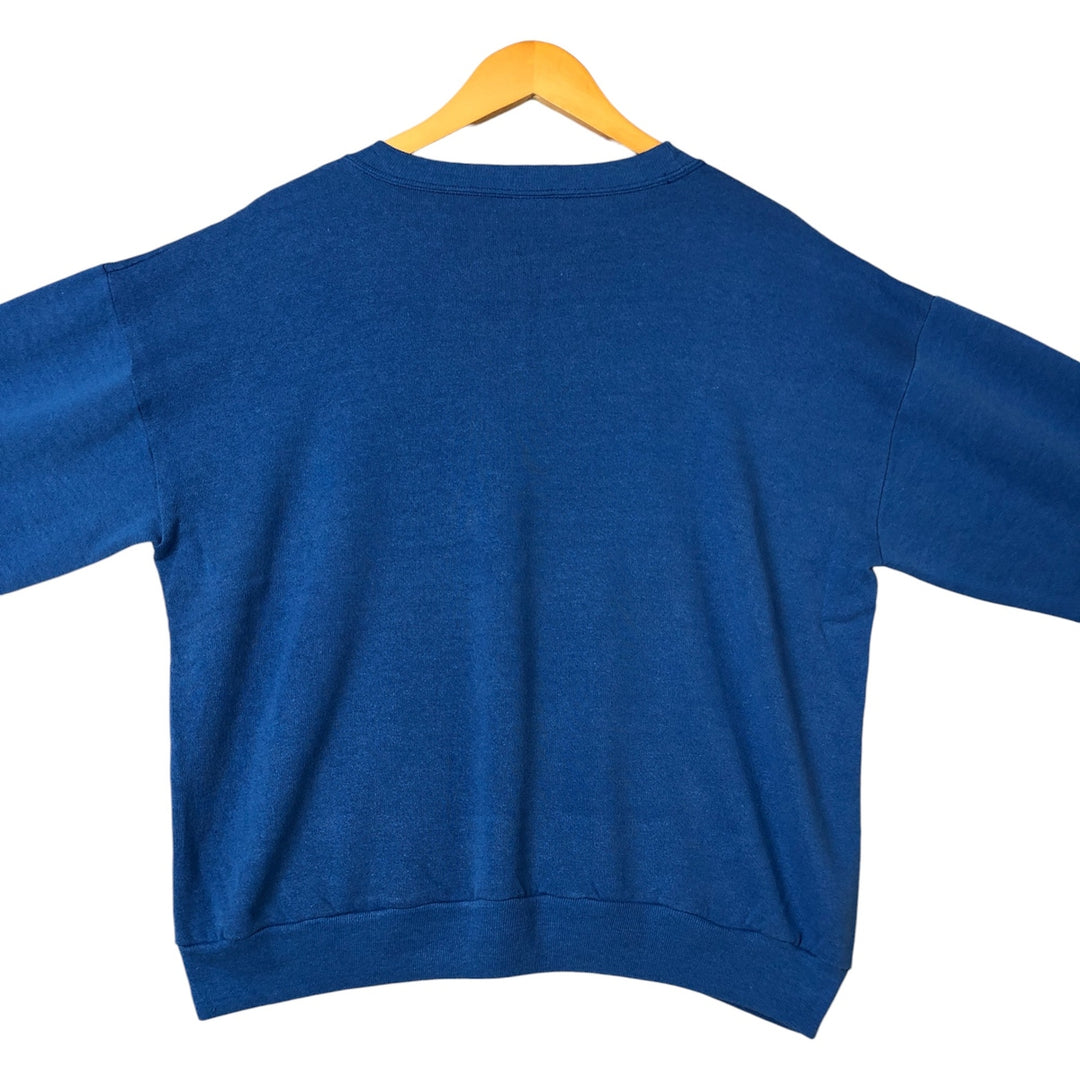 Vintage 90'S Steinwurtzel blank sweatshirt, made in the USA, men's size XL cotton blue type Vintage Second Hand