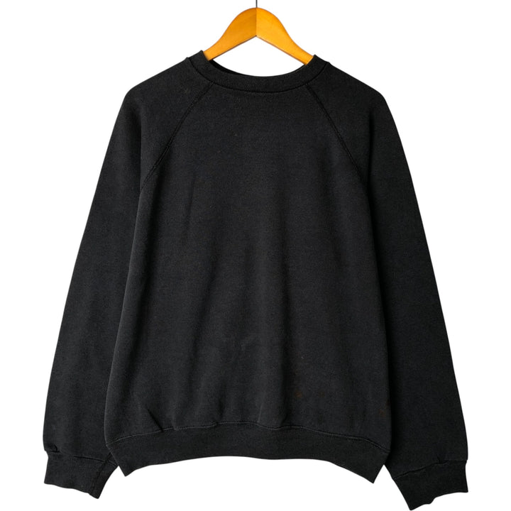 Vintage 90'S Tultex blank sweatshirt, made in the USA, men's size XL. cotton black type Vintage Second Hand