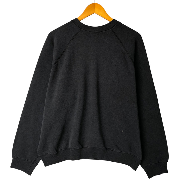 Vintage 90'S Tultex blank sweatshirt, made in the USA, men's size XL. cotton black type Vintage Second Hand