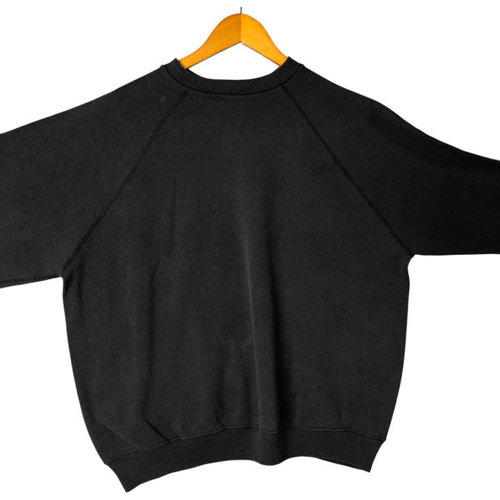Vintage 90'S Tultex blank sweatshirt, made in the USA, men's size XL. cotton black type Vintage Second Hand