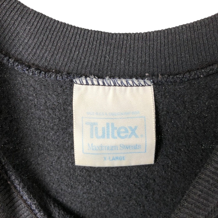 Vintage 90'S Tultex blank sweatshirt, made in the USA, men's size XL. cotton black type Vintage Second Hand